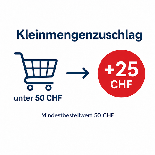 Mindermengenzuschlag unter 50 CHF
